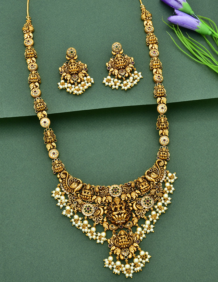 Laxmi devi long on sale chains