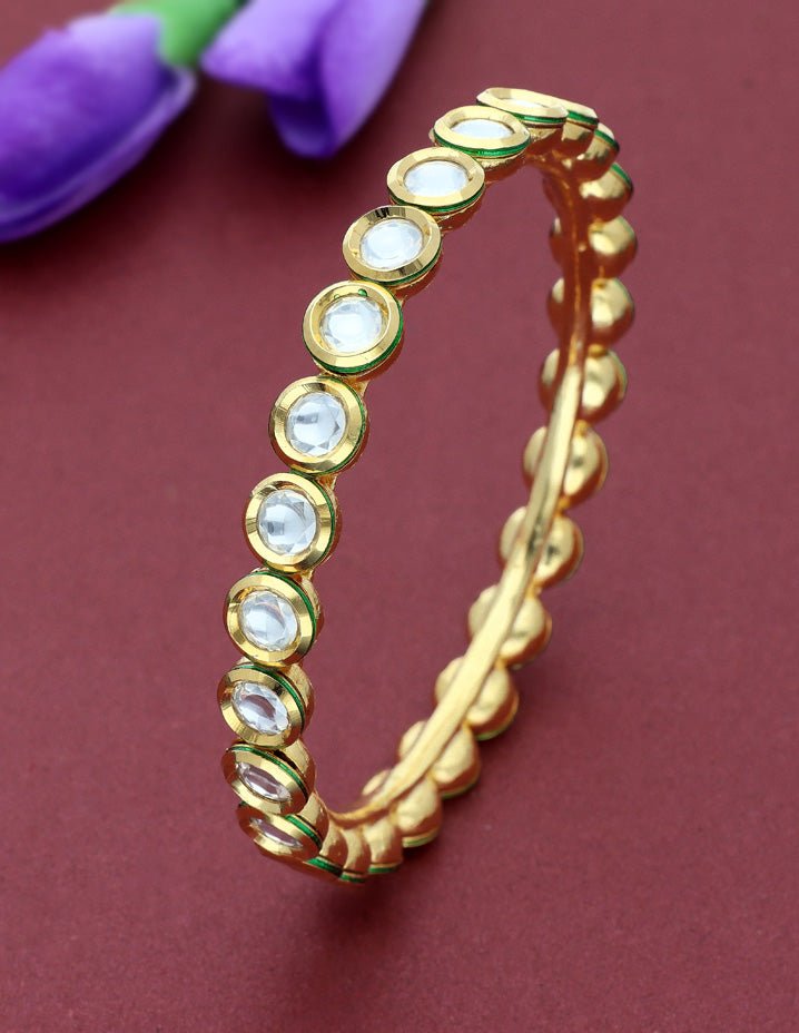 Kundan stone online bangles