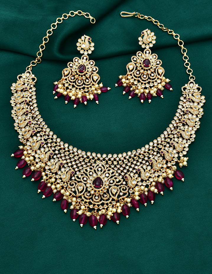 Marriage hot sale necklace set