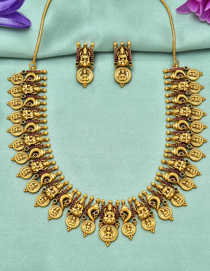 Kasu hot sale necklace set