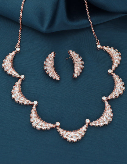 Designer Zirconia Necklace Set