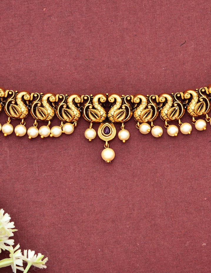 Designer Peacock Chain Vaddanam