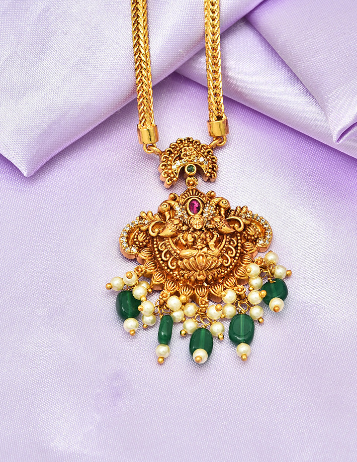 Designer Kempu Chain Pendant