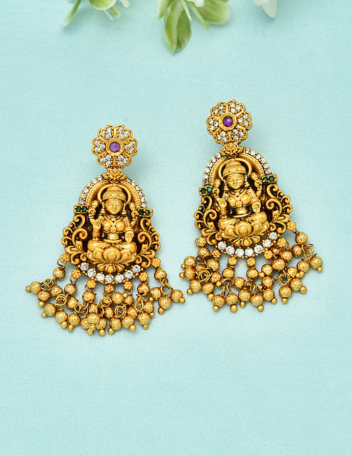 Designer Antique Lakshmi Devi Necklace Set