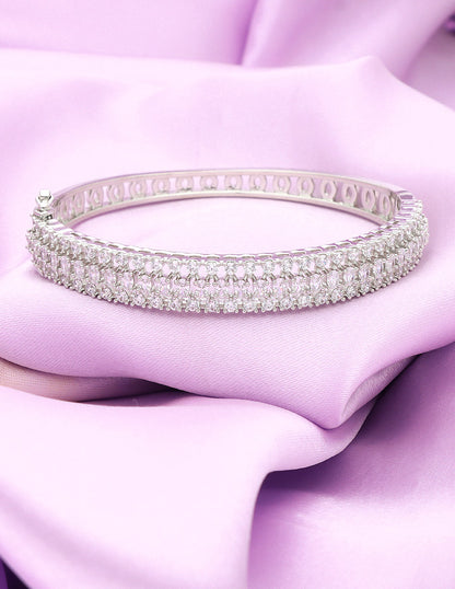 Designer Zirconia White Bracelet