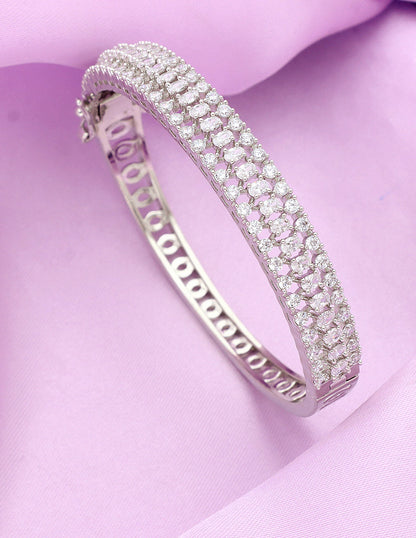 Designer Zirconia White Bracelet