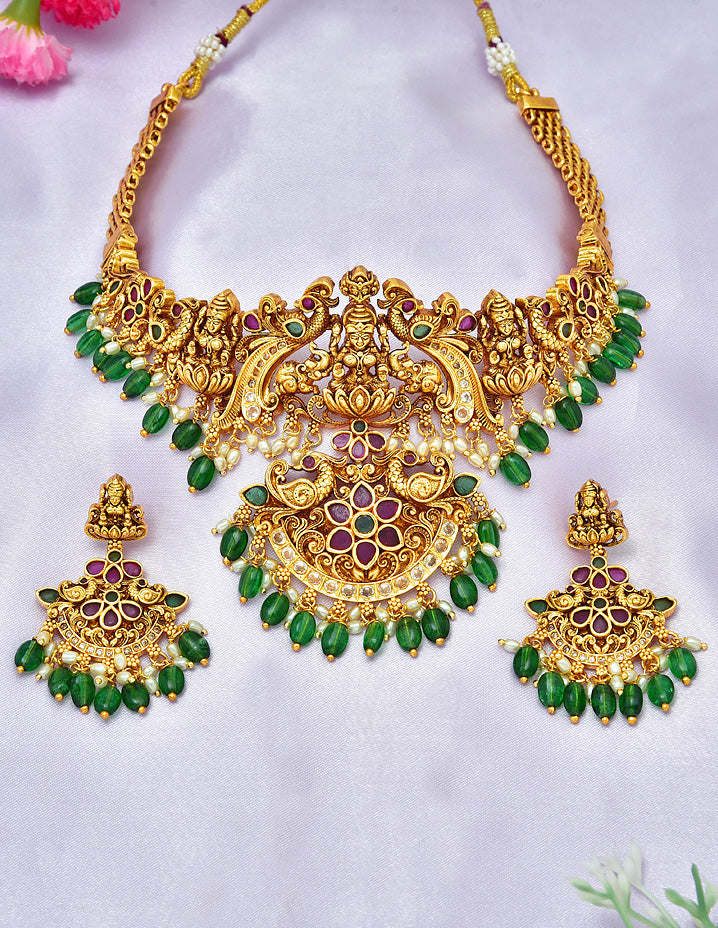 Designer Lakshmi Devi Guttapusala Choker Set