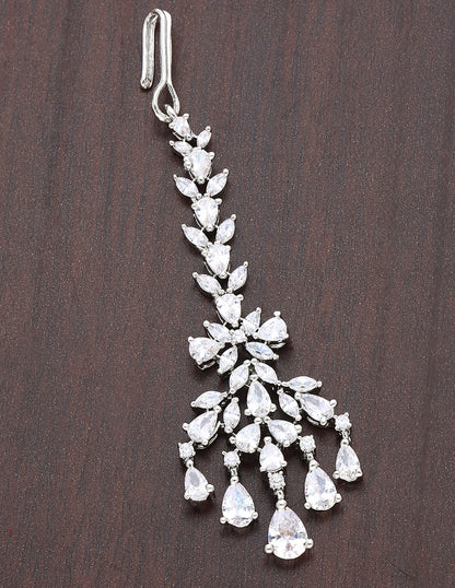 Designer Zirconia Maang Tikka