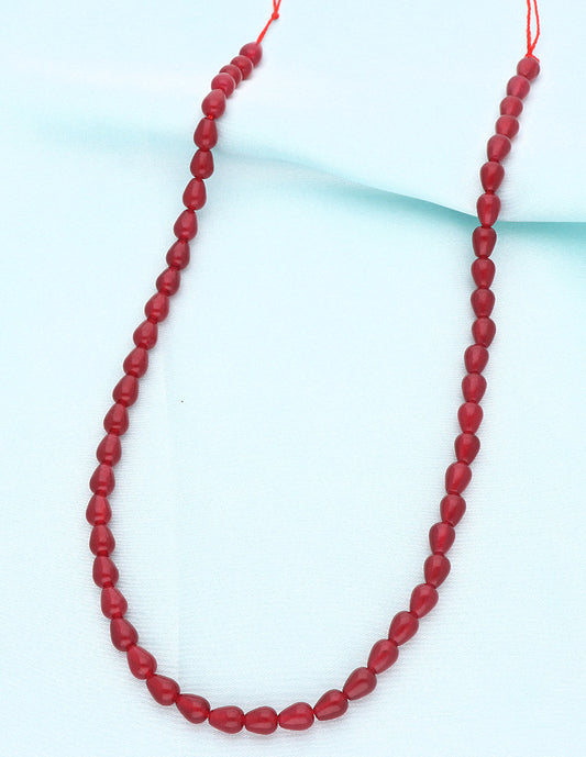 Marron Jade Drop Beads