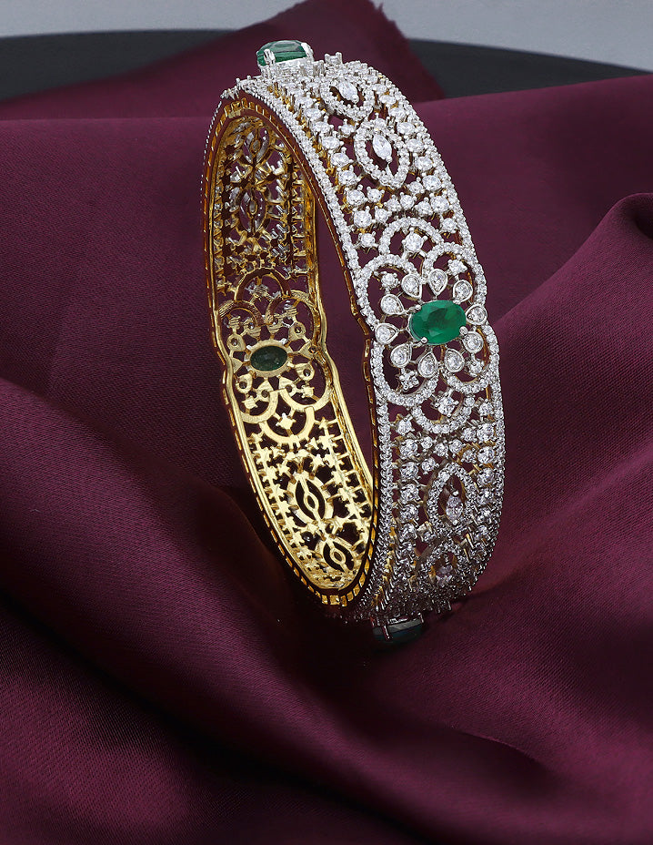 Designer Zircon GJ Polish Bangle ZBGL11130