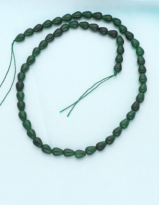 Emerald Jade Drop Beads