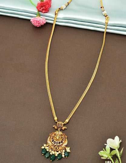 Designer Kempu Chain Pendant