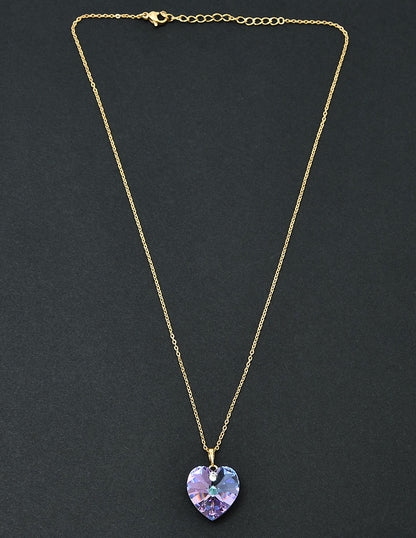 Swarovski Midnight Blue Crystal Chain Pendant