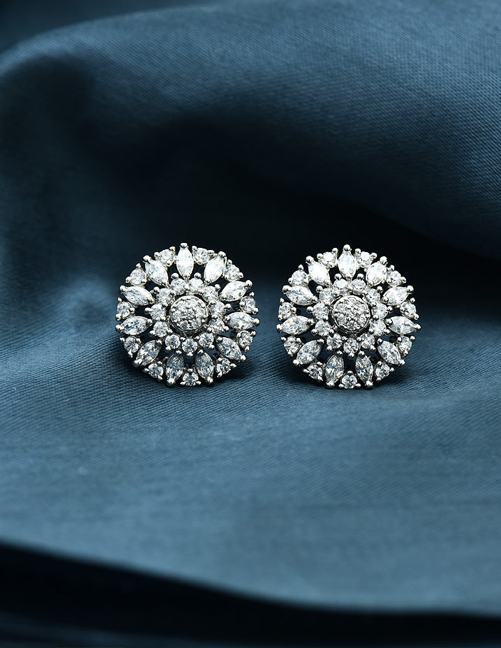 Designer Zirconia Stud Earrings