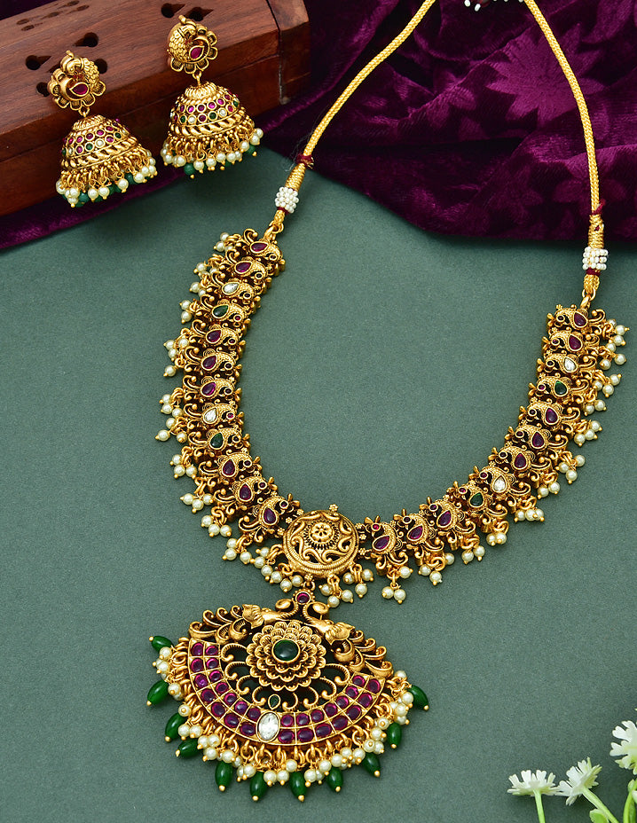 Guttapusalu Necklaces Online for Women at Violet & Purple in Hyderabad ...