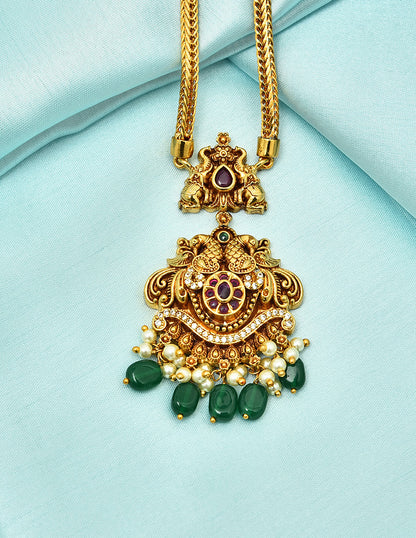 Designer Kempu Chain Pendant