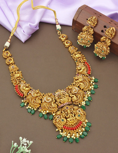 Designer Matt Kempu Necklace Set