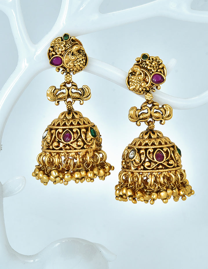 Antic piece deals jhumka