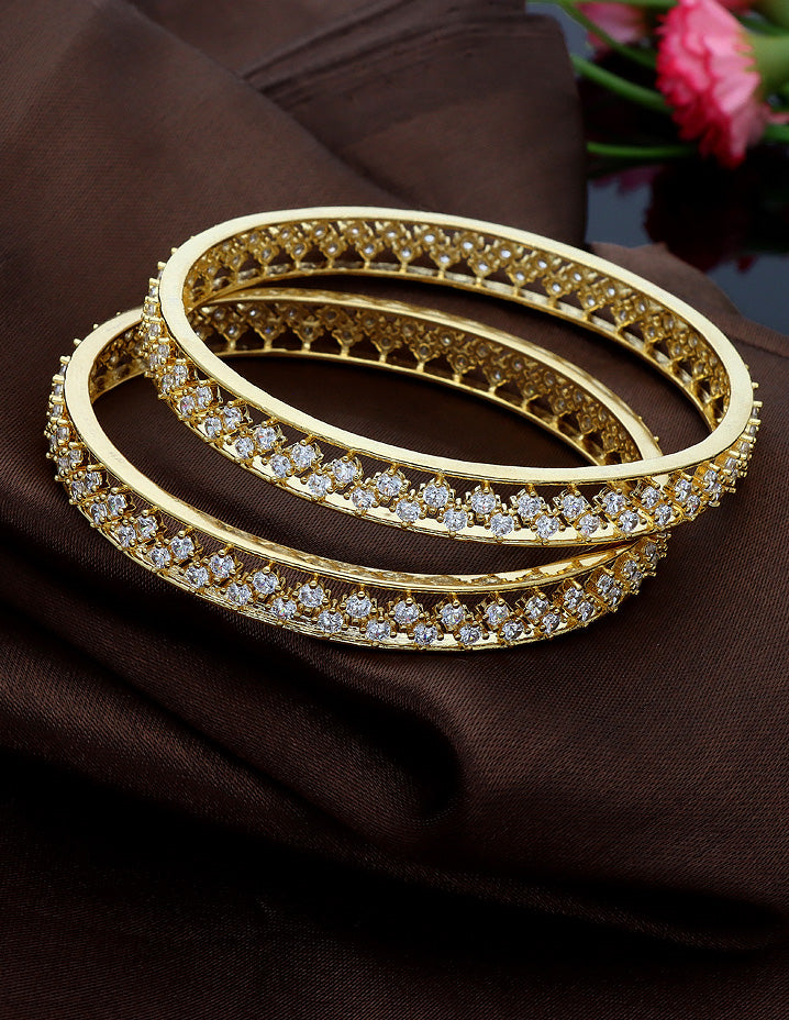 Zirconia Bangles ZBGL10829