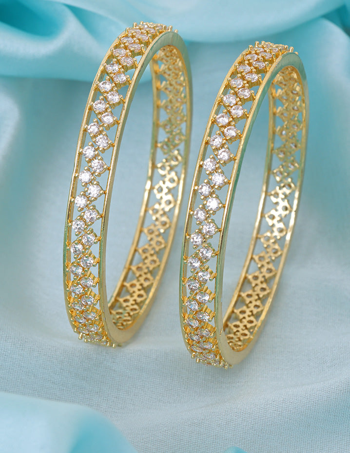 Zirconia Bangles ZBGL10829