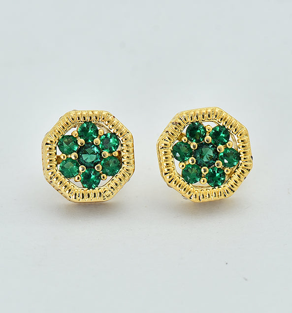 Designer Zirconia Stud Earrings