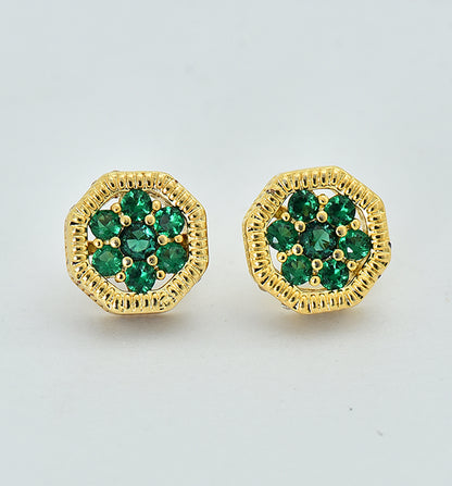 Designer Zirconia Stud Earrings