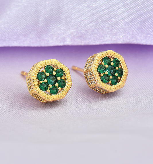 Designer Zirconia Stud Earrings