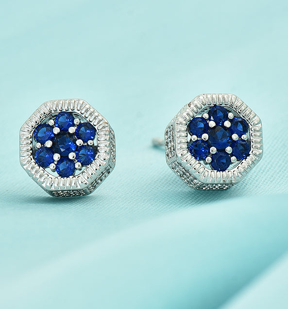 Designer Zirconia Stud Earrings