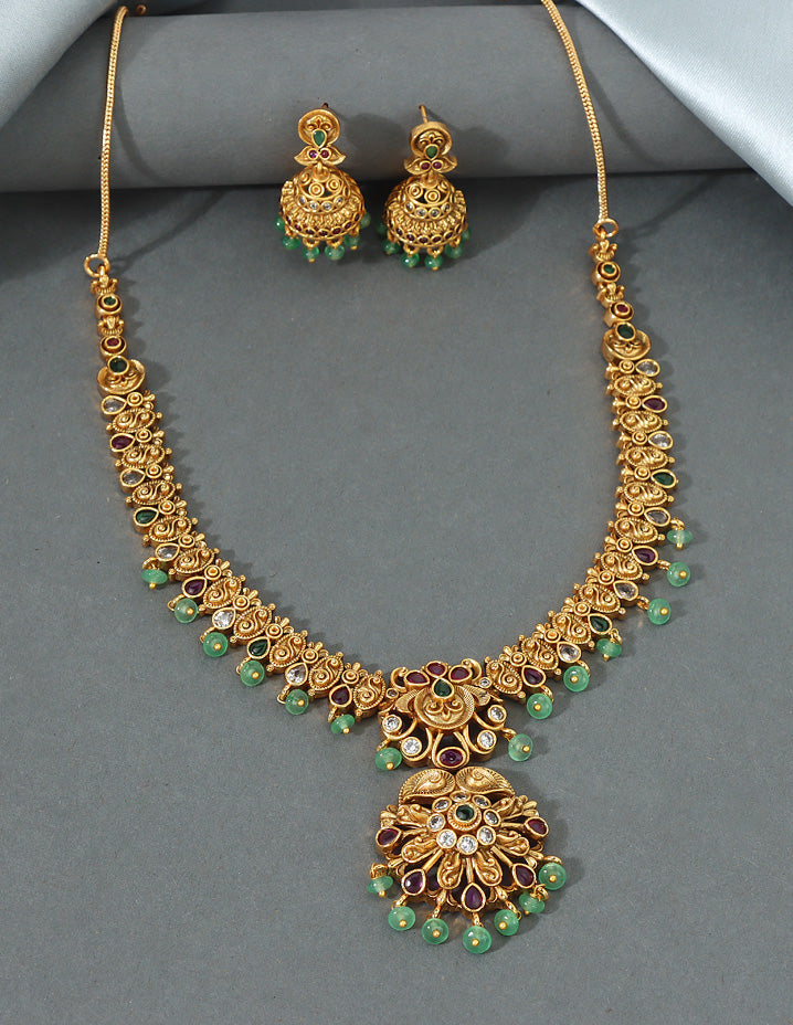 Designer Matt Kempu Necklace Set