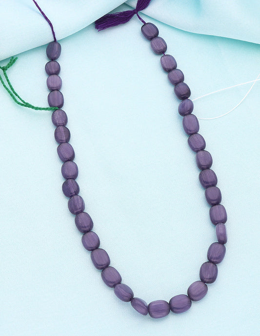 Light Violet Monalisa Oval Beads