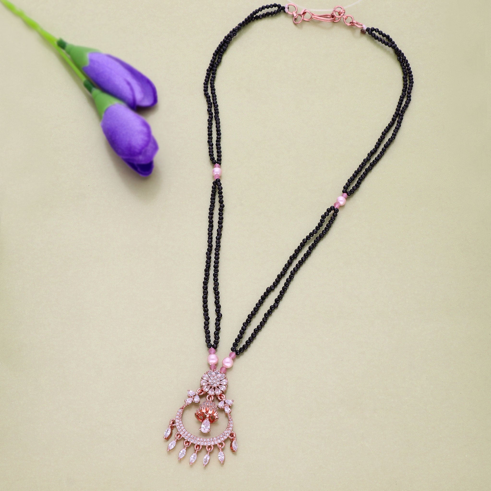 Sanyu Funky Handmade Necklace with Chunky Beads and Ankara Fabric (Lar