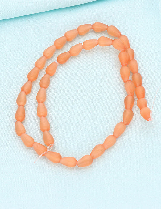 Orange Monalisa Drop Beads