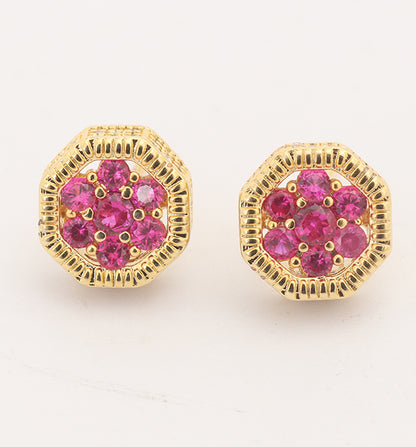 Designer Zirconia Stud Earrings