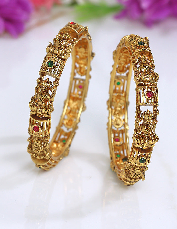 Designer Matt Lakshmi Devi Bangles ZBGL11132