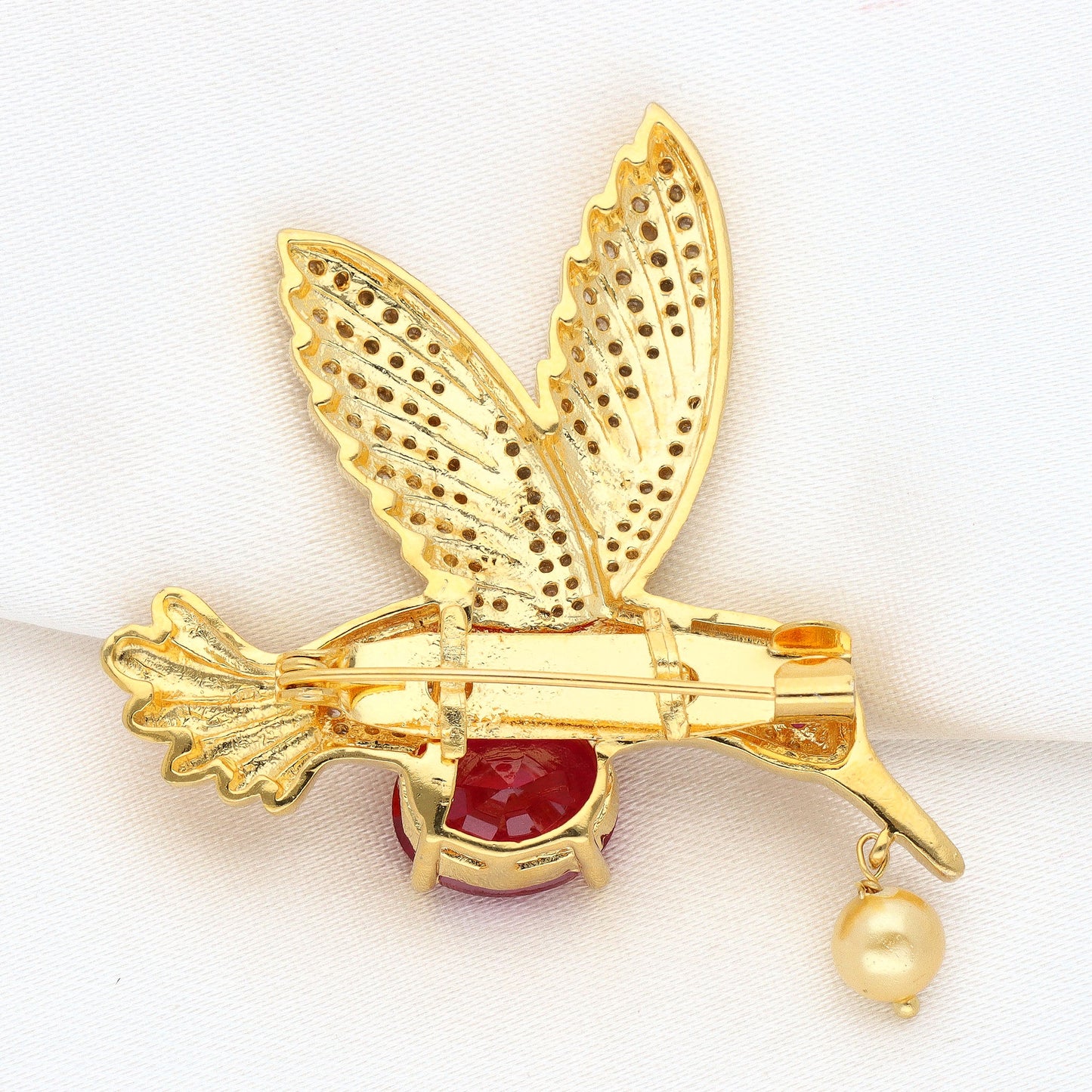 Zirconia Brooch