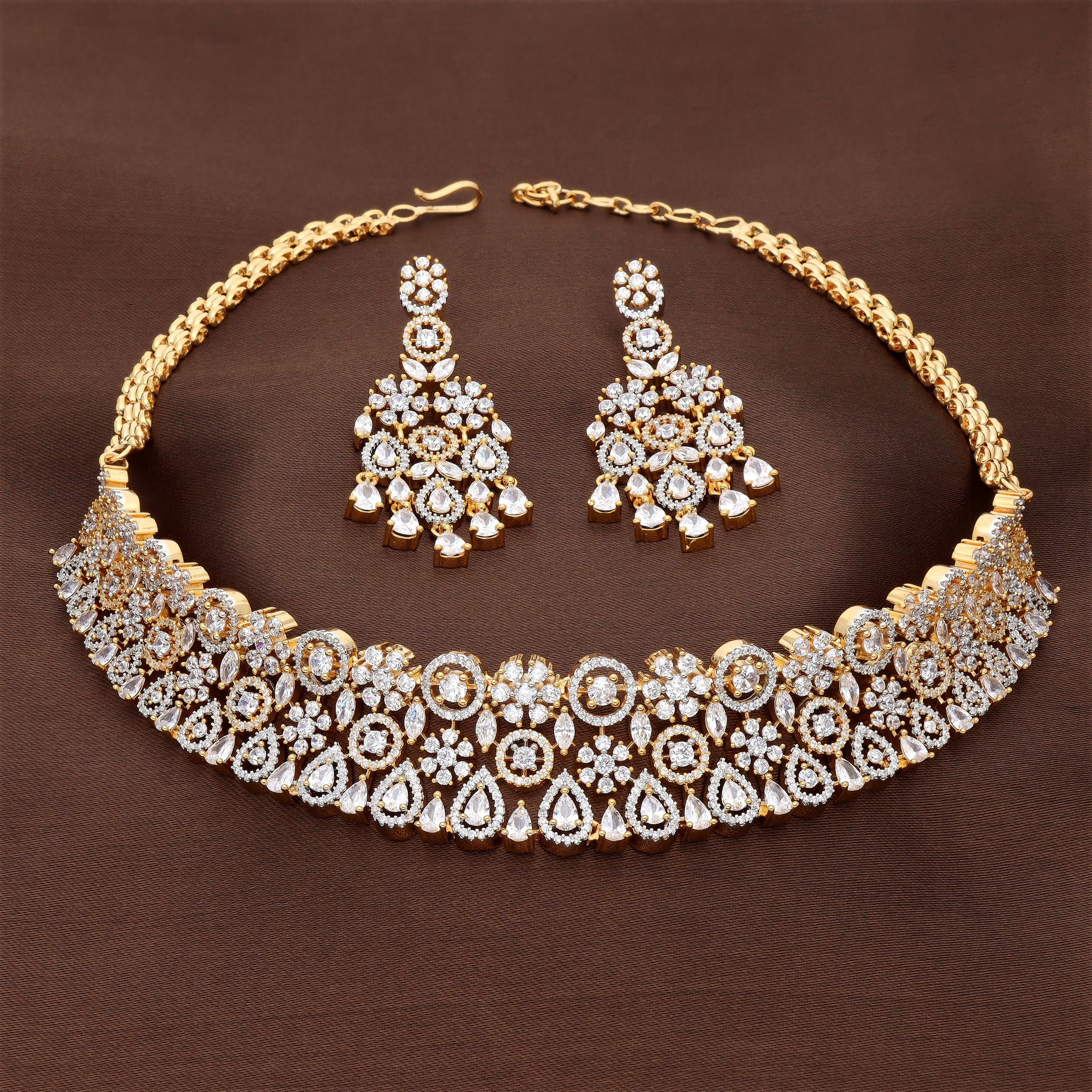 Choker Necklace _ Designer Jewellery Choker Set Online in Hyderabad ...