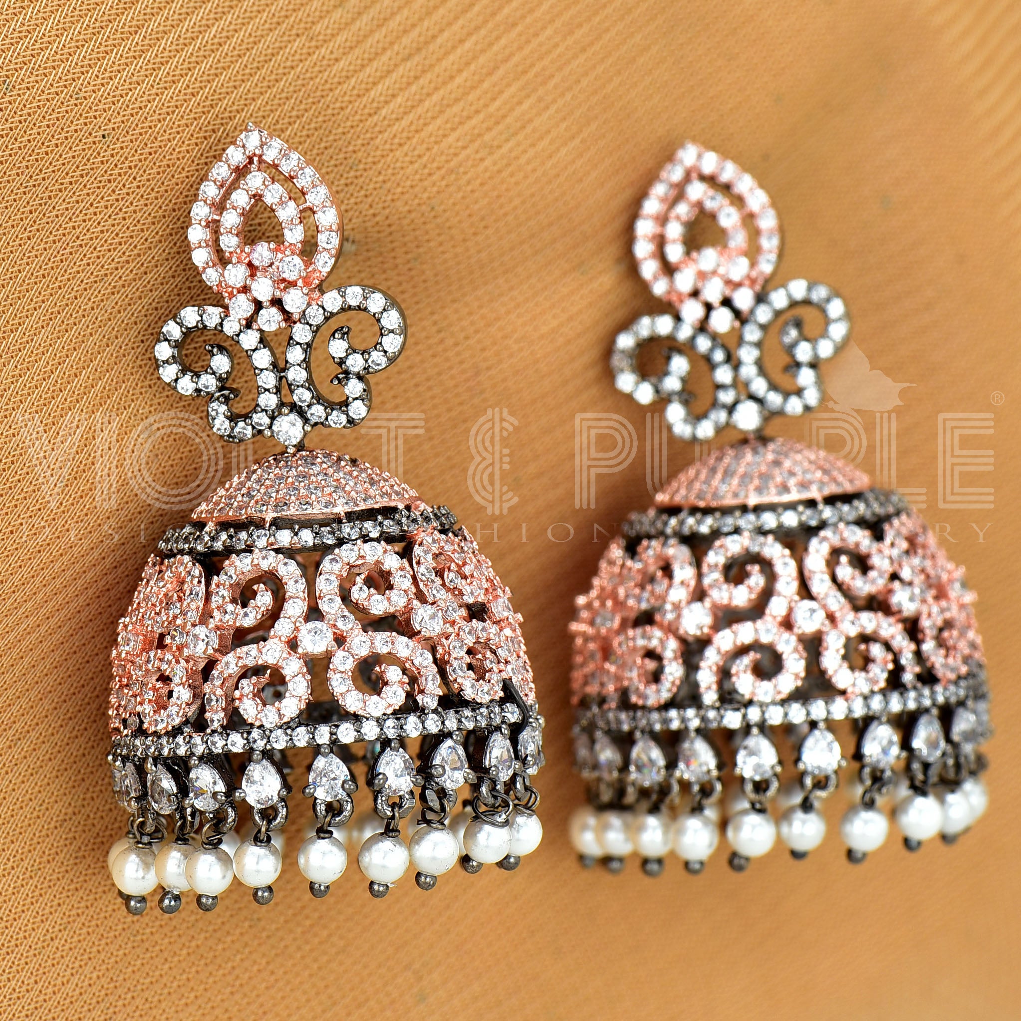 Traditional Alchemy Diamond Jhumka Earrings